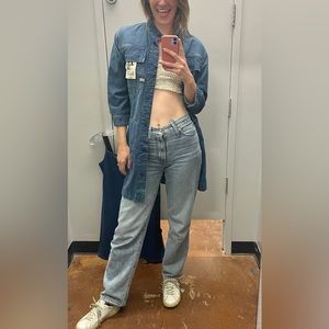 G-STAR RAW Long Denim Shirt Dress [NWT]